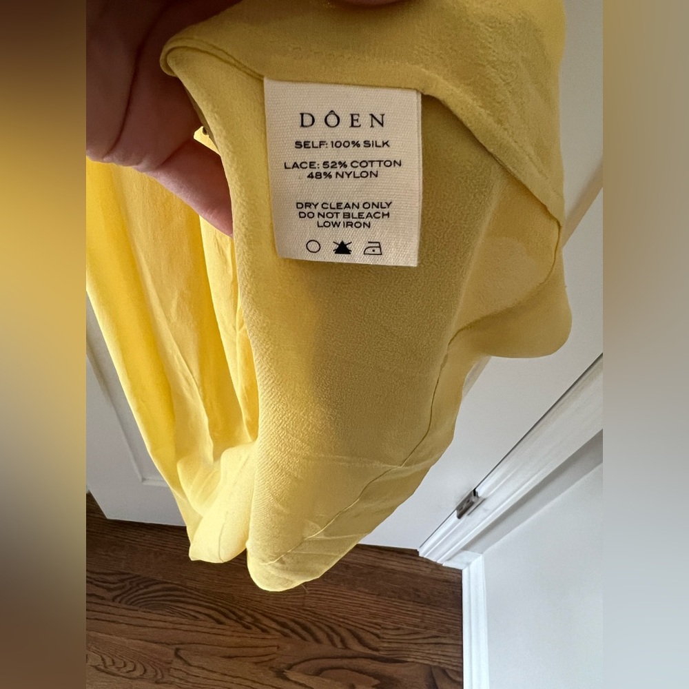 DÔEN Heirloom Analia dress in dandelion yellow, XS - Picture 7 of 10